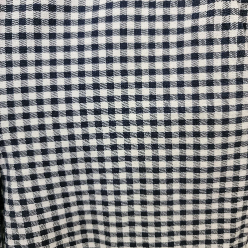 J. Crew Cameron Bi-Stretch Navy Gingham Checked Cropped Pants Cotton Womens Sz 6 - Picture 12 of 16
